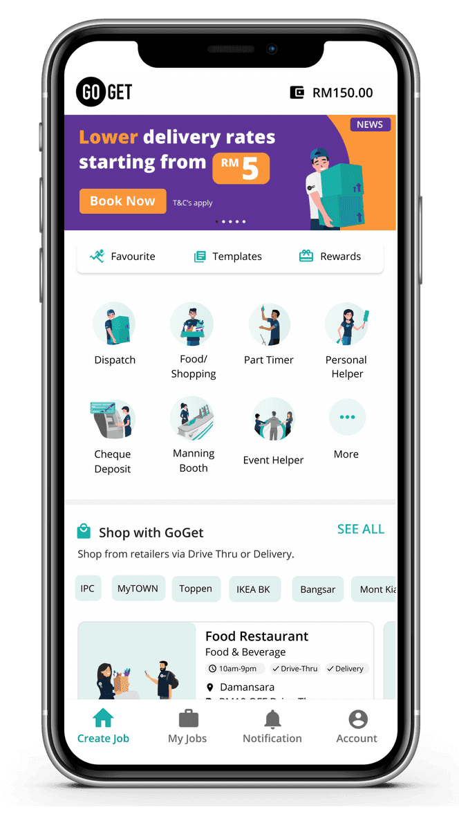 Goget Rates GoGet | Find Reliable Part Timers for your Home and Daily Life